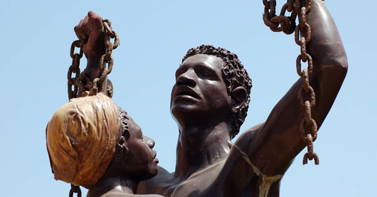 Estátua à Libertação dos Escravos, monumento sobre história de escravidão